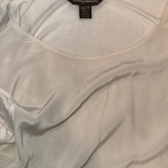 Tommy Bahama Cream Short Sleeve Tee Size XS - Picture 5 of 5